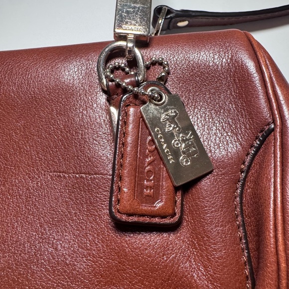 Coach Brown Leather Satchel Bag - Picture 3 of 7
